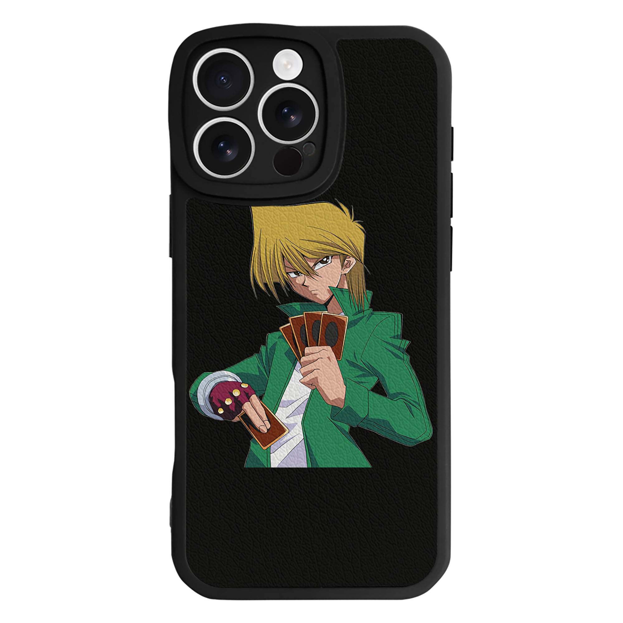 （画像用） 遊☆戯☆王 Yu-Gi-Oh! 【iPhone 16シリーズ対応】シリコンスマホケース（レザー調） 材質：シリコン